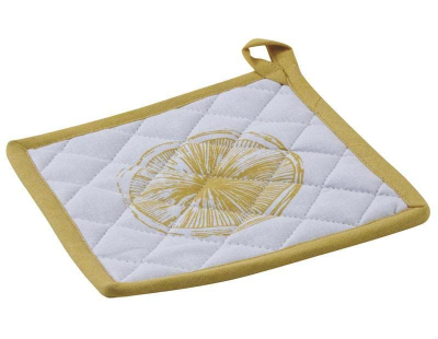 Manique en coton Citron (Lot de 2)