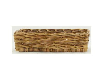 Manne en poelet marron (40 x 28 x 10 cm)