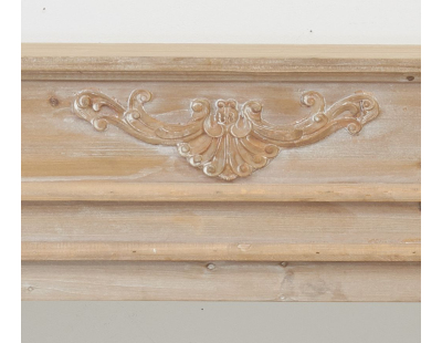 Manteau de cheminée en pin naturel