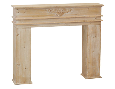 Manteau de cheminée en pin naturel