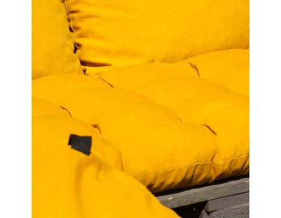 Matelas en tissu capitonné 120 x 60 cm Colors (Cumin)