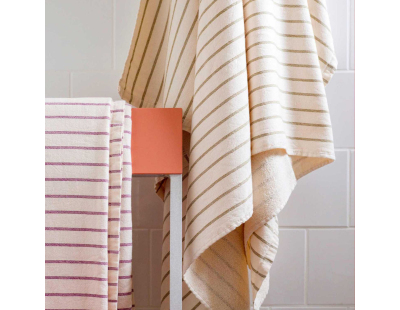 Maxi drap de bain en coton bio Marina 160 x 100 cm (Mousse)