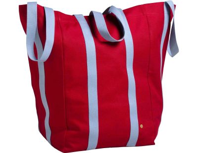 Maxi sac en coton bio Poppins 48 x 33 x 33 cm (Cerise)