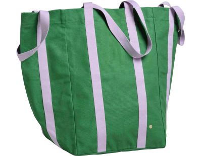 Maxi sac en coton bio Poppins 48 x 33 x 33 cm (Gazon)