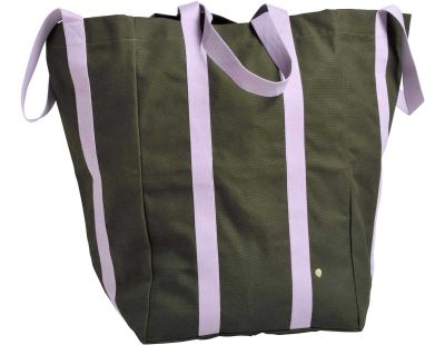 Maxi sac en coton bio Poppins 48 x 33 x 33 cm (Kale)