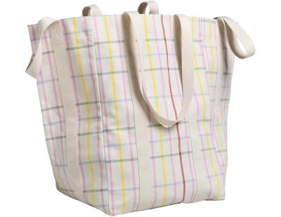 Maxi sac en coton bio Poppins 48 x 33 x 33 cm (Multicolore)