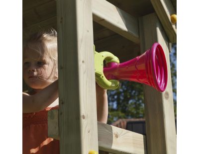 Mégaphone pour cabane enfant (Rose/Vert Lemon)