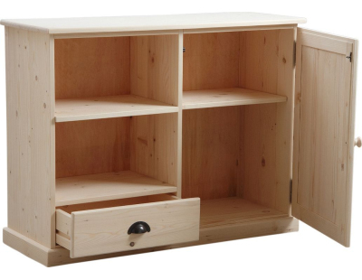 Meuble tv en bois brut