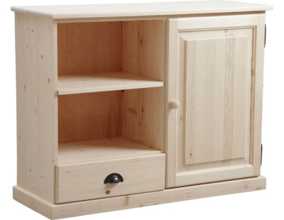 Meuble tv en bois brut