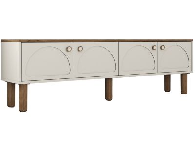 Meuble TV en aggloméré Bohema (Beige)