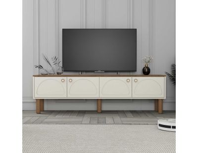 Meuble TV en aggloméré Bohema (Beige)