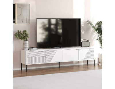 Meuble TV en aggloméré Dore (Blanc)