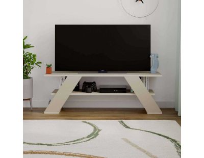 Meuble TV en aggloméré Farfalla (Beige)
