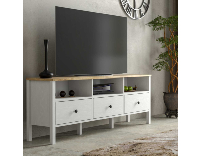 Meuble TV en aggloméré Frannie (Modèle 3 : 160 x 35 x 58)