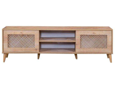Meuble TV en aggloméré Goose (Chêne)