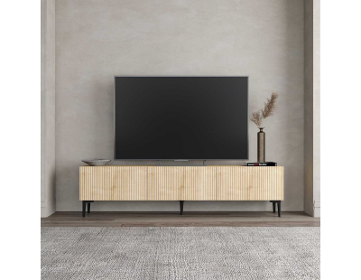 Meuble TV en aggloméré Oscar (Chêne)