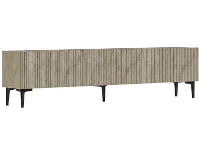 Meuble TV en aggloméré Oscar (Travertine)