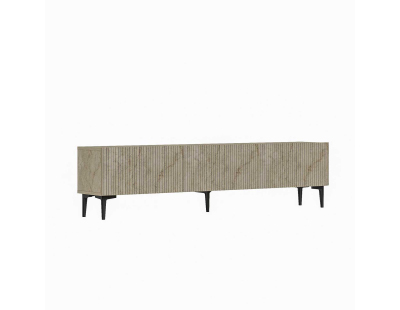 Meuble TV en aggloméré Oscar (Travertine)