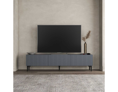 Meuble TV en aggloméré Oscar (Anthracite)