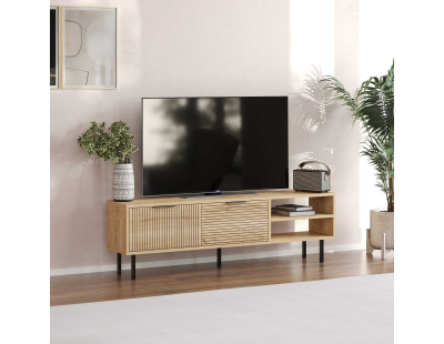 Meuble TV en aggloméré Venus (Chêne)