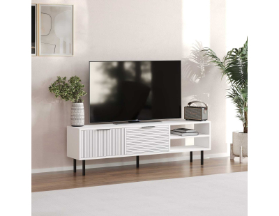 Meuble TV en aggloméré Venus (Blanc)