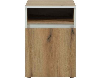 Meuble pour aquarium colonne 50 x 50 cm (Blanc)