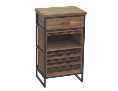 Meuble bar en bois recyclé