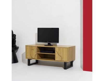 Meuble tv en bois et métal Calypso