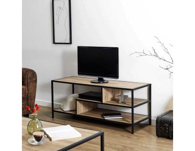 Meuble tv en bois et métal Edison