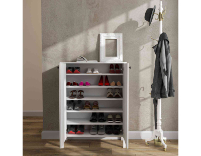 Meuble à chaussures en aggloméré Frannie (2 portes)