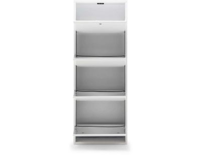 Meuble à chaussures en métal blanc Cabinet