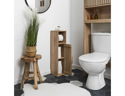 Meuble dérouleur papier WC en bois Klaus