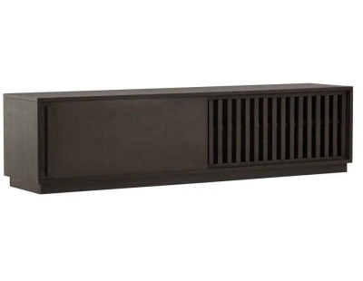 Meuble TV 2 portes 180 x 40 x 45 cm Lugo (Mocca)