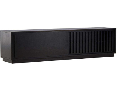 Meuble TV 2 portes 180 x 40 x 45 cm Lugo (Noir)