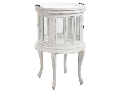 Meuble range-bouteilles avec plateau

