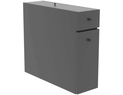 Meuble de rangement WC Calencia (Anthracite)