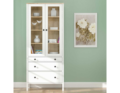 Meuble de rangement en aggloméré Frannie (Modèle 4 : 83 x 35 x 194 cm)