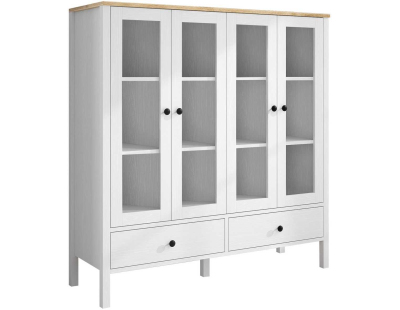 Meuble de rangement en aggloméré Frannie (Modèle 5 : 130 x 44 x 136 cm)