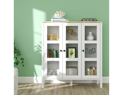 Meuble de rangement en aggloméré Frannie (Modèle 1 : 112 x 40 x 123 cm)