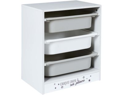 Meuble de rangement enfant Tidy (3 bacs)