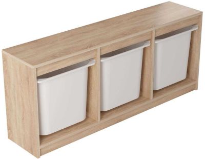 Meuble de rangement 3 tiroirs Tidy