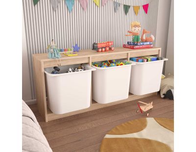 Meuble de rangement 3 tiroirs Tidy