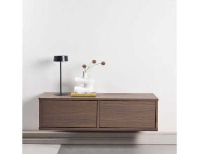 Meuble TV suspendu en MDF Dragh 100 x 35 x 28 cm