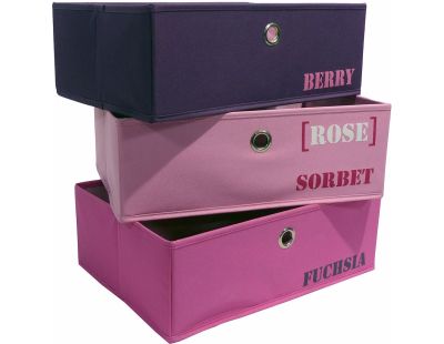Meuble 3 tiroirs Kzabox (Fuchsia)