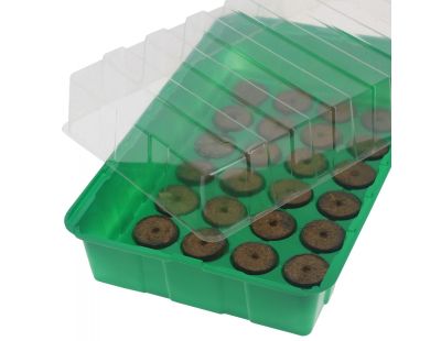Mini serre non chauffante avec 28 pastilles de coco