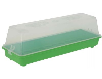 Mini serre non chauffante en plastique rigide 58 x 19 x 19 cm