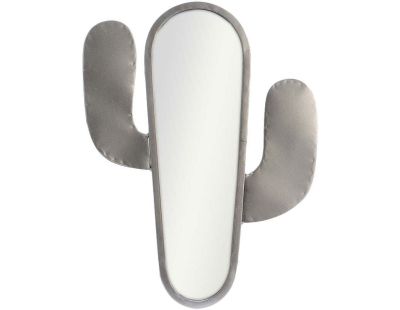Miroir Cactus argenté (40 cm)