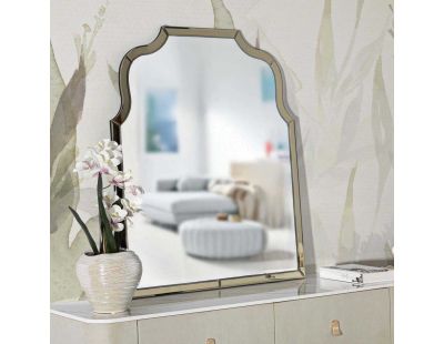Miroir en MDF Ankara 85 x 1 x 100 cm (Doré)