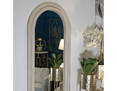 Miroir en MDF Cloé 60 x 4 x 160 cm (Crème)