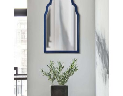 Miroir en MDF bleu Tangier (47 x 1 x 80 cm)